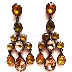 Banana Republic Crystal Droplet Earrings